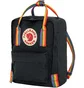Рюкзак унисекс Fjallraven Kanken Rainbow Mini Black 23621.550-907