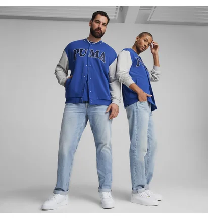 Бомбер чоловічий Puma Squad Track Jacket Tr Blue/Grey 678971-17