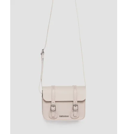 Сумка унисекс Dr. Martens 7 Inch Leather Crossbody Bag Beige AC917348