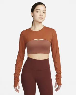 Топ жіночий Nike Yoga Luxe WomenS Shrug Orange DV9197-246
