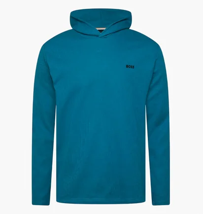 Худи мужское Boss Waffle Turquoise 50535885-470