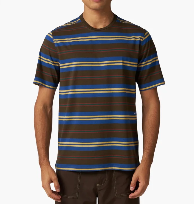 Футболка мужская Pop Trading Company Striped Logo Multi POPAW23_02-004