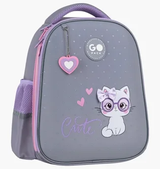 Рюкзак детский GoPack Cute Cat Grey GO26-165S-3