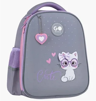 Рюкзак детский GoPack Cute Cat Grey GO26-165S-3