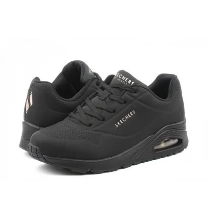 Кросівки жіночі Skechers Uno-Stand On Air Black 73690-BBK