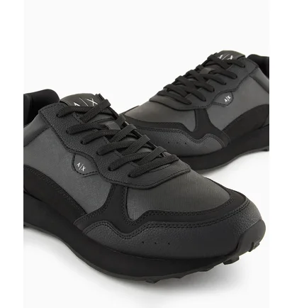 Кроссовки мужские Armani Exchange Tone-On-Tone Black XUX205-XV869-K001