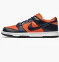 Кроссовки мужские Nike Dunk Low Retro Orange/Black CU1727-800