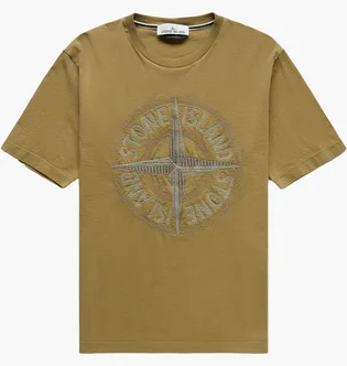 Футболка чоловіча Stone Island T-Shirt 781521580 Olive 781521580-V0098