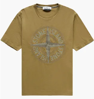 Футболка мужская Stone Island T-Shirt 781521580 Olive 781521580-V0098