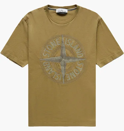 Футболка чоловіча Stone Island T-Shirt 781521580 Olive 781521580-V0098