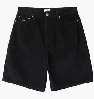 Шорти чоловічі OBEY Bigwig Baggy Black 172100089-DGB