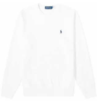 Свитшот мужской Polo Ralph Lauren Vintage Fleece Crew Sweat White 710766772009