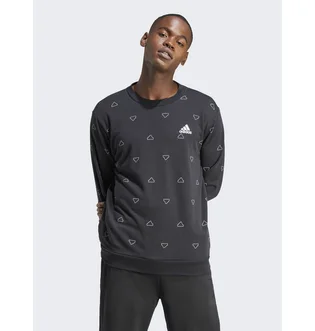 Свитшот мужской Adidas Monogram Graphic Black IV9354