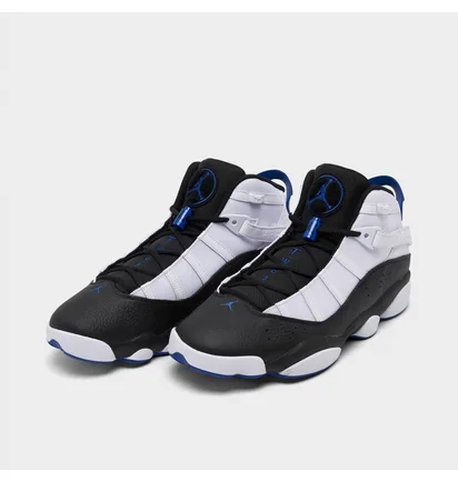 Кроссовки мужские Air Jordan 6 Rings Basketball Shoes White/Black 322992-142