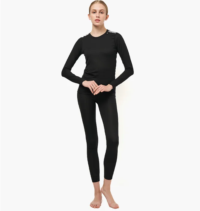 Термобелье женское Helly Hansen Comfort Light Set Black 48675-990