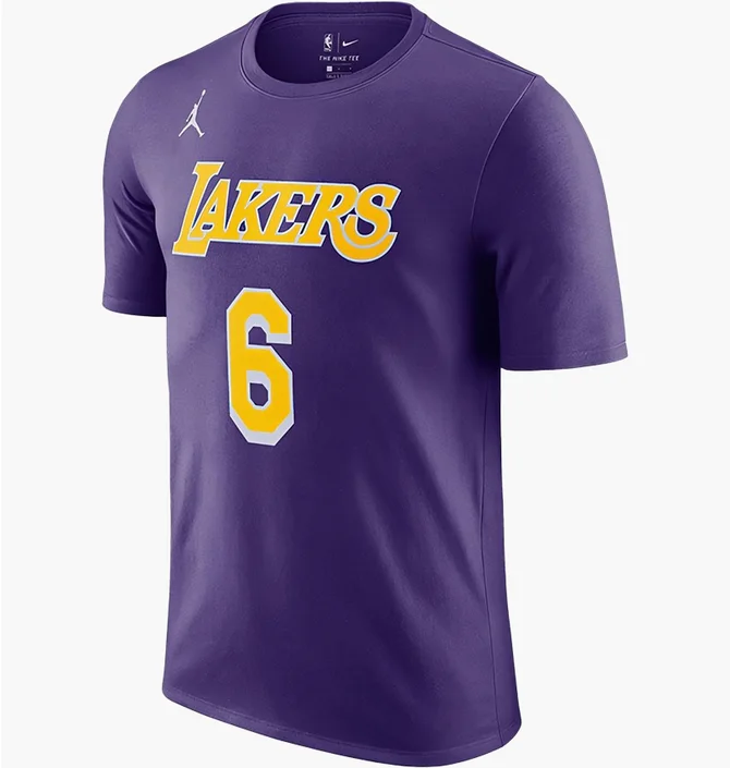 Футболка мужская Nike Nba Los Angeles Lakers Statement Edition Lebron James Violet CV9986-557