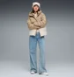 Пуховик женский Puma Mono Beige/White 688385-87