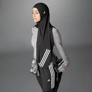 Пов'язка на голову Adidas Own The Run 3-Stripes Black IK5001