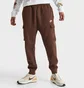 Штани чоловічі Nike Sportswear Club Fleece Cargo Jogger Pants Brown Cd3129-259