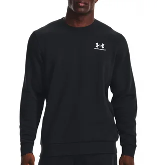 Свитшот мужской Under Armour Essential Fleece Crew Black 1374250-001