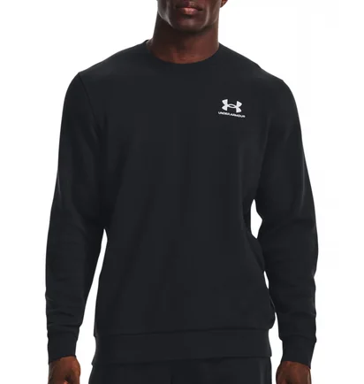 Свитшот мужской Under Armour Essential Fleece Crew Black 1374250-001