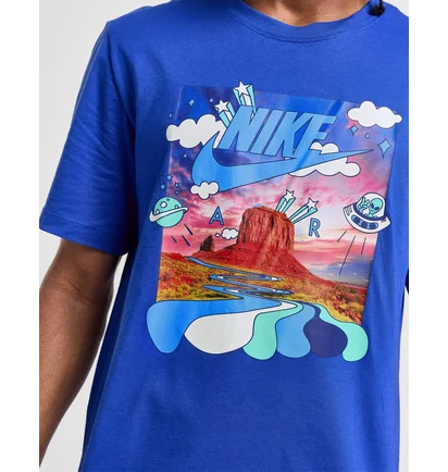 Футболка чоловіча Nike Air Space T-Shirt Blue HJ5468-480