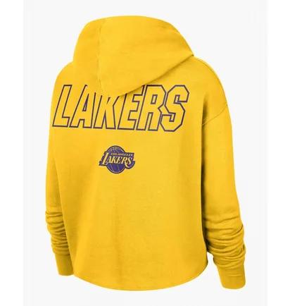 Худі жіноче Nike Los Angeles Lakers Courtside Yellow Dn4735-728