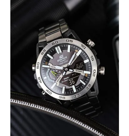 Часы мужские Casio Edifice Tough Solartooth Carbon Shield ECB-2000DD-1A