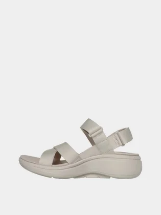 Сандали женские Skechers Go Walk Arch Fit Beige 140808-NAT