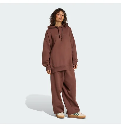 Штаны женские Adidas Essentials Linear Oversized Brown JW0986