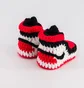 Пінетки дитячі Baby Sneakers Crochet Red AJ157