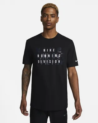 Футболка мужская Nike Dri-Fit Run Division MenS Running T-Shirt Black FJ2356-010
