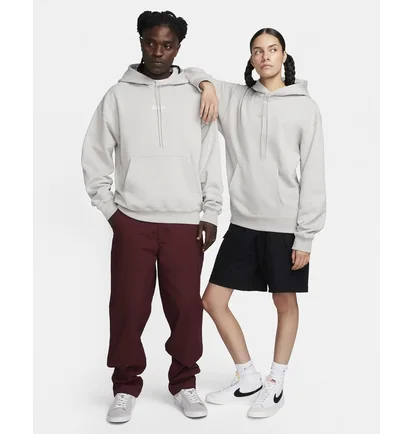 Худи унисекс Nike Sb Fleece Pullover Skate Hoodie Grey FN2502-003