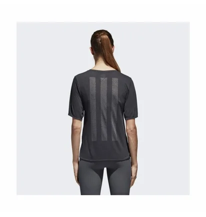 Футболка женская Adidas Three Stripe Black CV5109