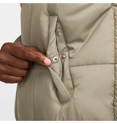 Жилетка женская Nike Classic Puffer Therma-Fit Loose Beige FZ5922-320