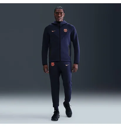 Толстовка мужская Nike Sportswear Fc Barcelona Tech Fleece Blue HQ1829-411