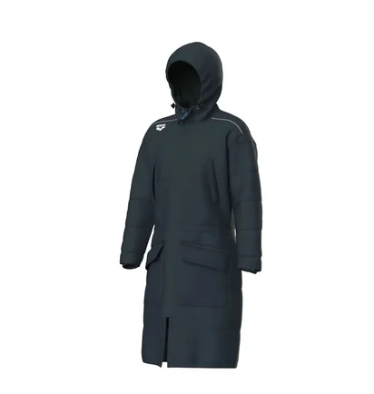 Куртка унисекс Arena Team Parka Solid Black 004914-530