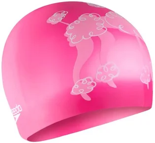 Шапочка для плавання дитяча Speedo Slogan Prt Cap Ju/Jf/Jm Pink 8-0838616719
