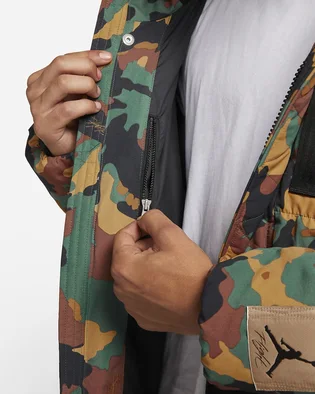 Парка мужская Air Jordan Mens Allover Print Parka Camo DC9679-333