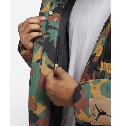 Парка мужская Air Jordan Mens Allover Print Parka Camo DC9679-333