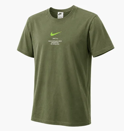 Футболка мужская Nike Nsw Athl Tee Reg Olive IB6482-325