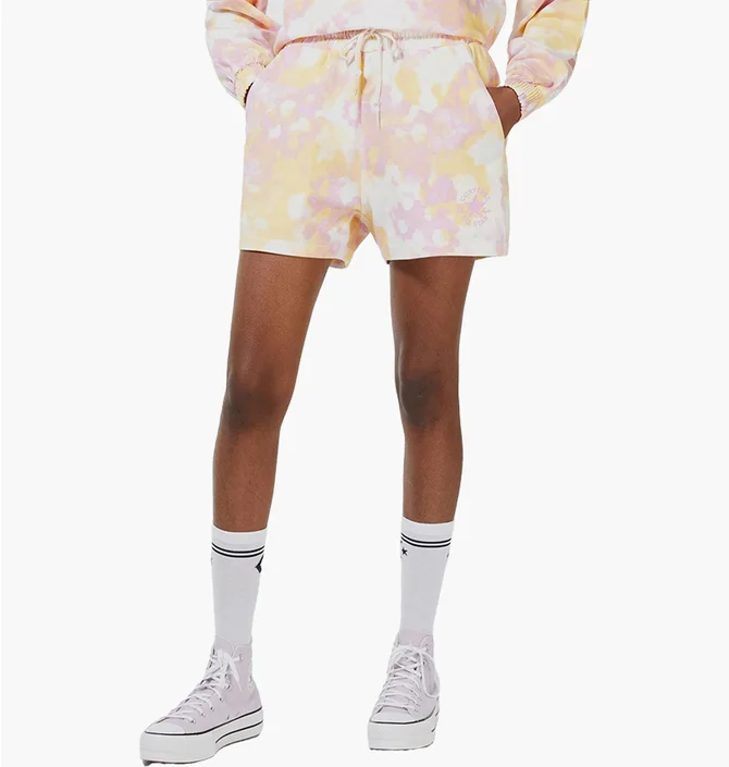 Шорти жіночі Converse W Twisted Classic All Over Print Short Beige 10023198-698