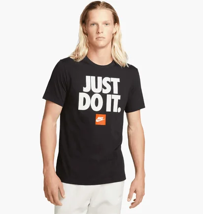Футболка мужская Nike Sportswear Just Do It Verbiage Black Dz2989-010