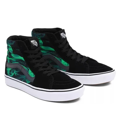 Кеди чоловічі Vans Sk8-Hi Comfycush Black/Green Vn0A7Tnoyj7