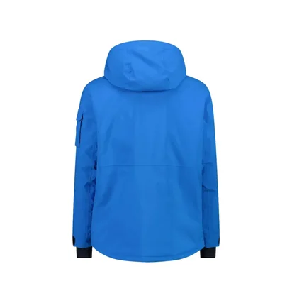 Куртка мужская CMP Fix Hood Mechanical Str Blue 34W3917-L822