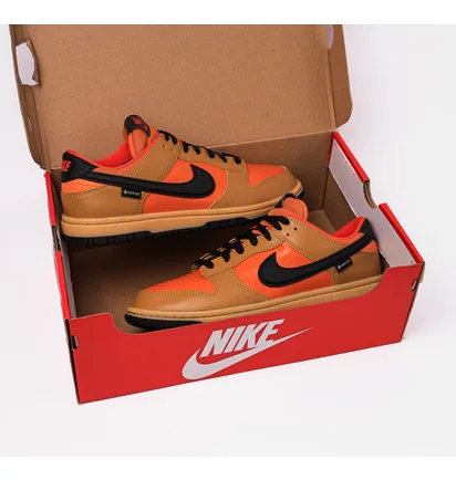 Кросівки чоловічі Nike Dunk Low Gore-Tex Brown/Orange HQ2053-700