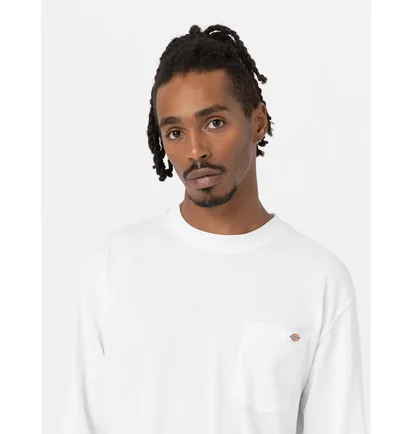 Лонгслів чоловічий Dickies Luray Pocket White DK0A4YGHWHX1
