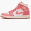 Кроссовки женские Air Jordan 1 Mid Pink/White BQ6472-186