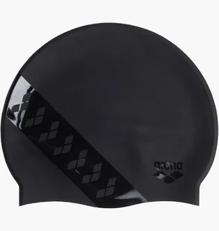 Шапочка для плавання унісекс Arena Icons Team Stripe Cap Black 001463-130