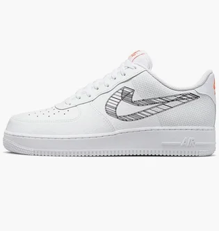 Кроссовки мужские Nike Air Force 1 07 3D Swoosh White Dr0149-100
